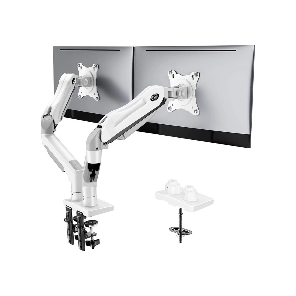 HUANUO Dual Monitor Stand - Full Adjustable Monitor Desk Mount Swivel /OPEN BOX